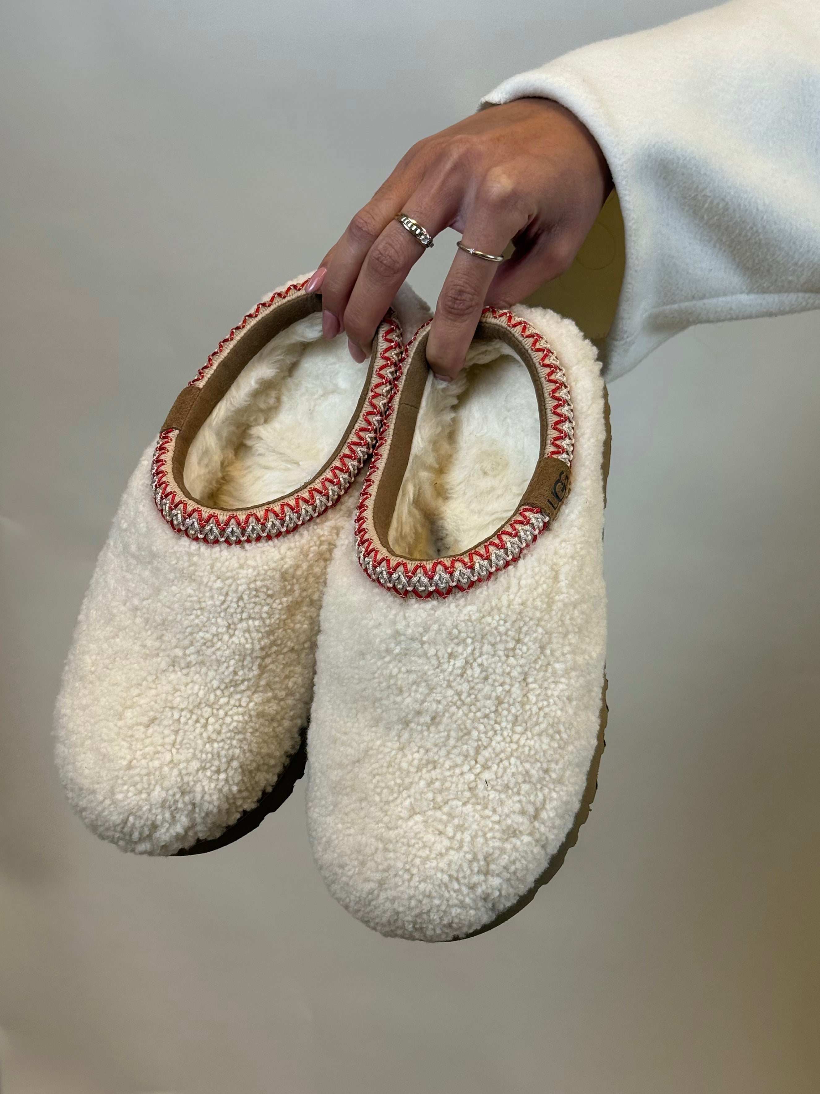 UGG Tasman Maxi Curly Slipper Natural (Women's)