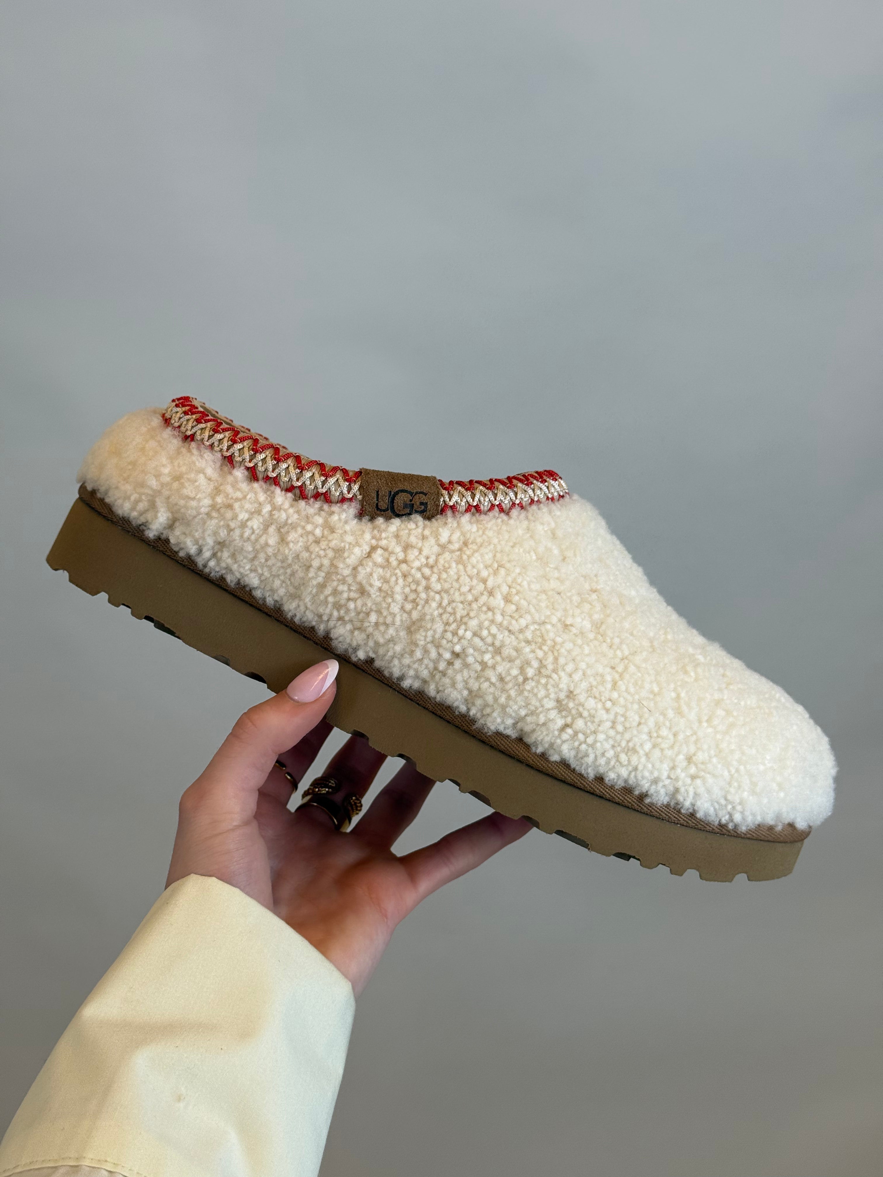 UGG Tasman Maxi Curly Slipper Natural (Women's)