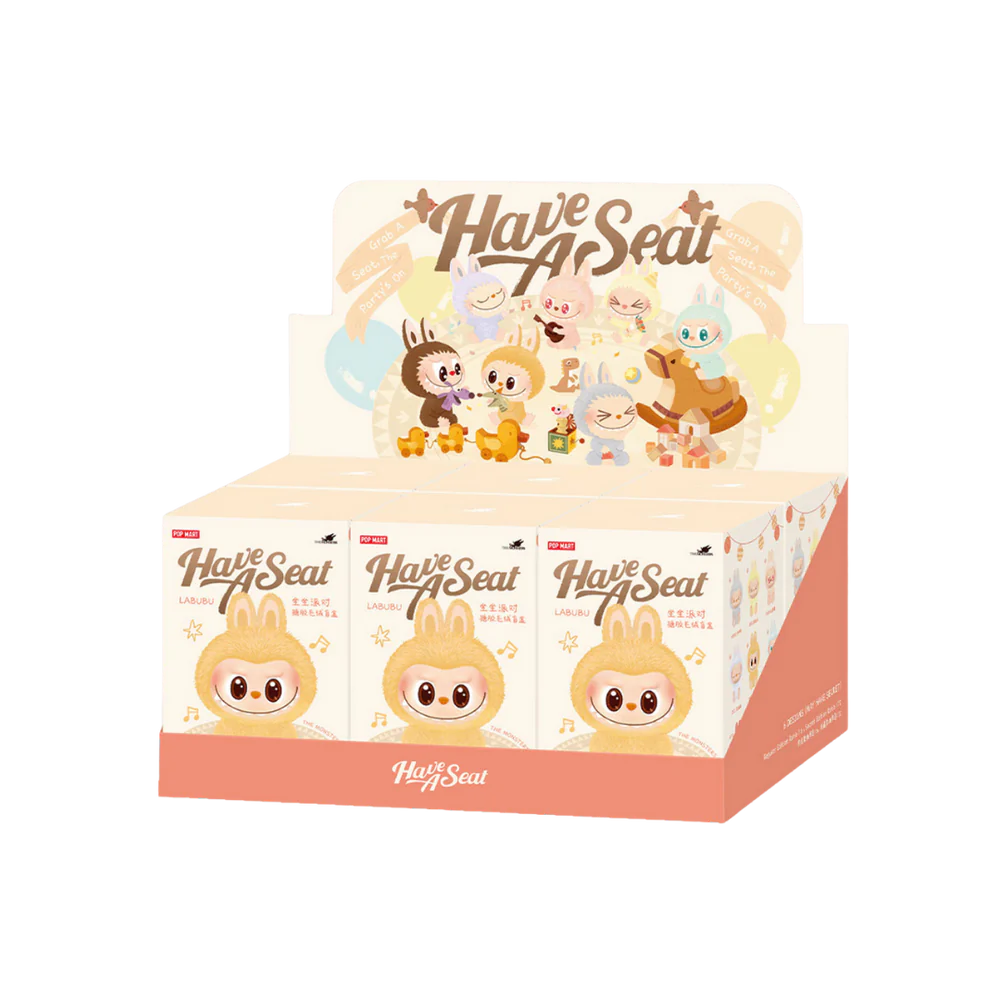 Pop Mart Labubu The Monsters - Have a Seat Vinyl Face Blind Box