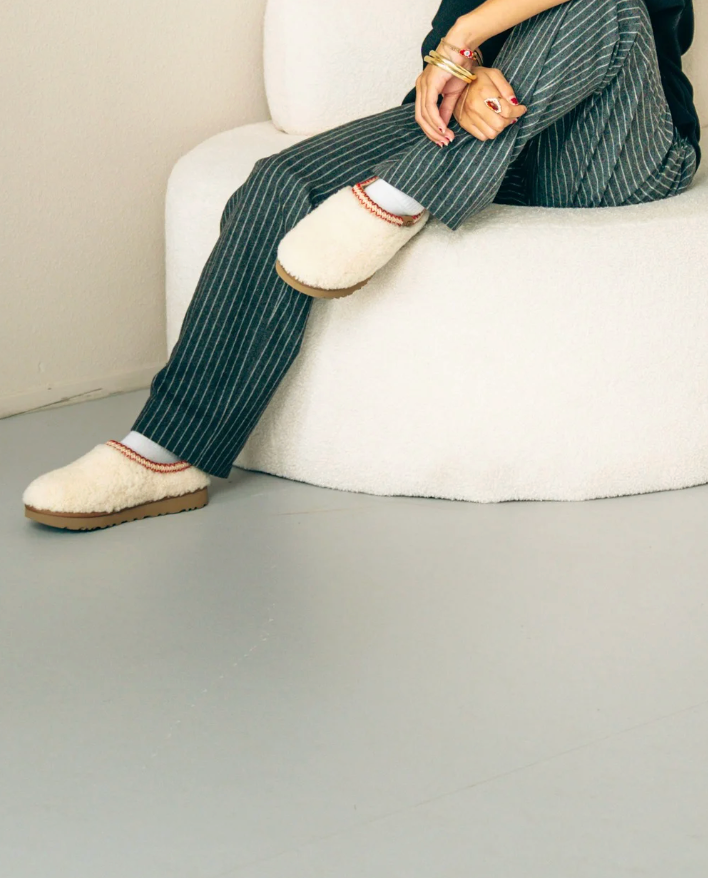 UGG Tasman Maxi Curly Slipper Natural (Women's)