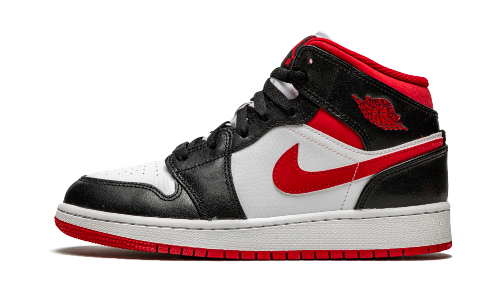 Air Jordan 1 Mid Gym Red Black White 36