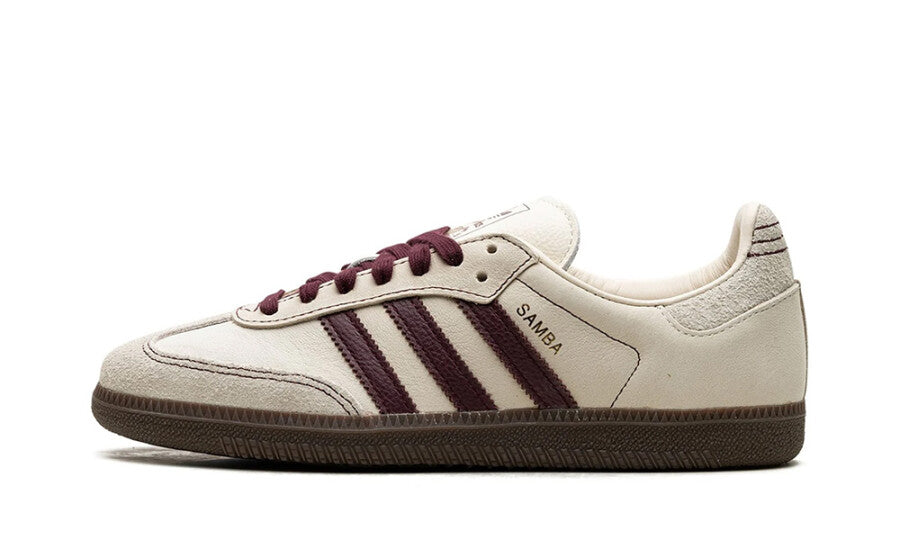 adidas Samba OG 'Wonder White Maroon' (W)