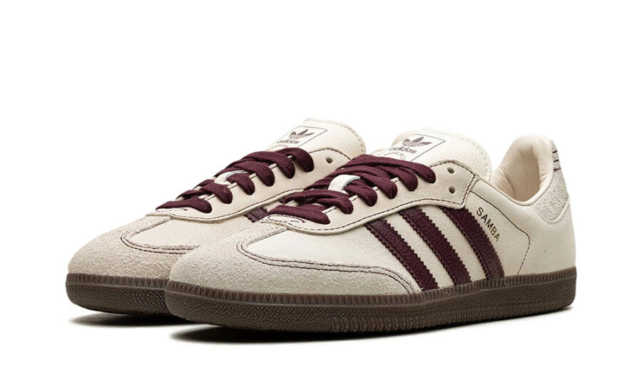 adidas Samba OG 'Wonder White Maroon' (W)