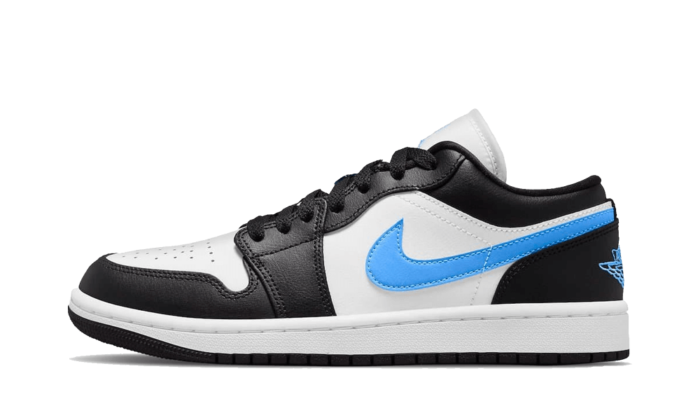 Air Jordan 1 Low Black University Blue White (W)