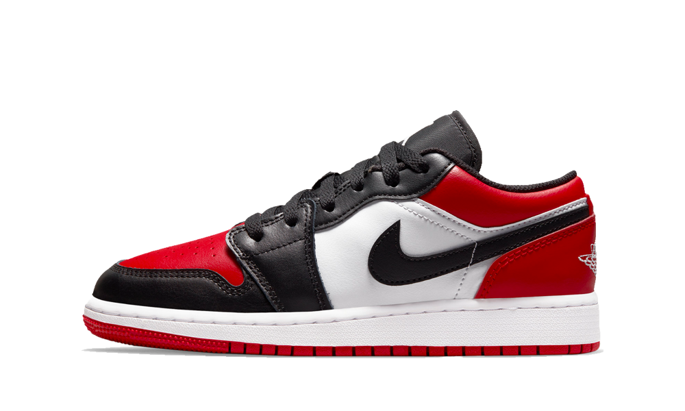 Air Jordan 1 Low Bred Toe (GS)