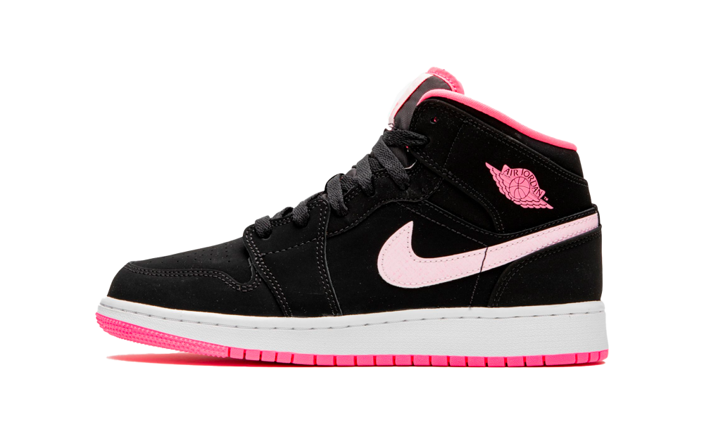 Air Jordan 1 Mid "Black Digital Pink" (GS)