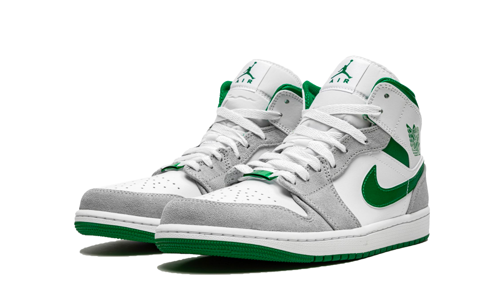 Air Jordan 1 Mid Grey Green