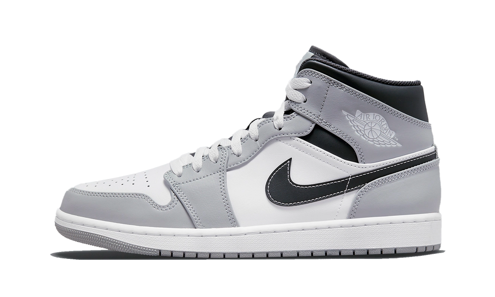 Air Jordan 1 Mid Light Smoke Grey Anthracite