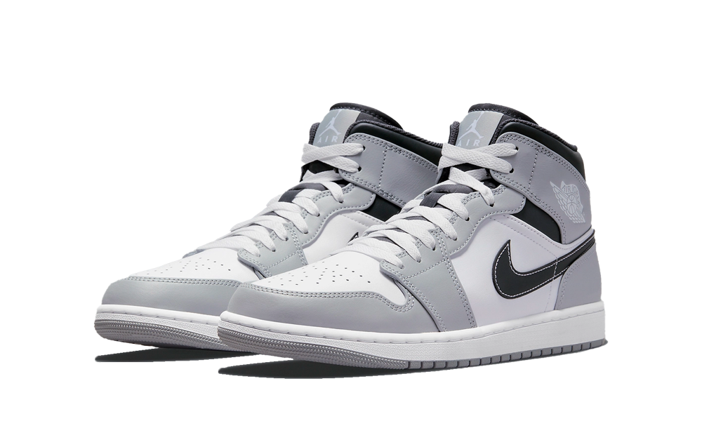 Air Jordan 1 Mid Light Smoke Grey Anthracite 36