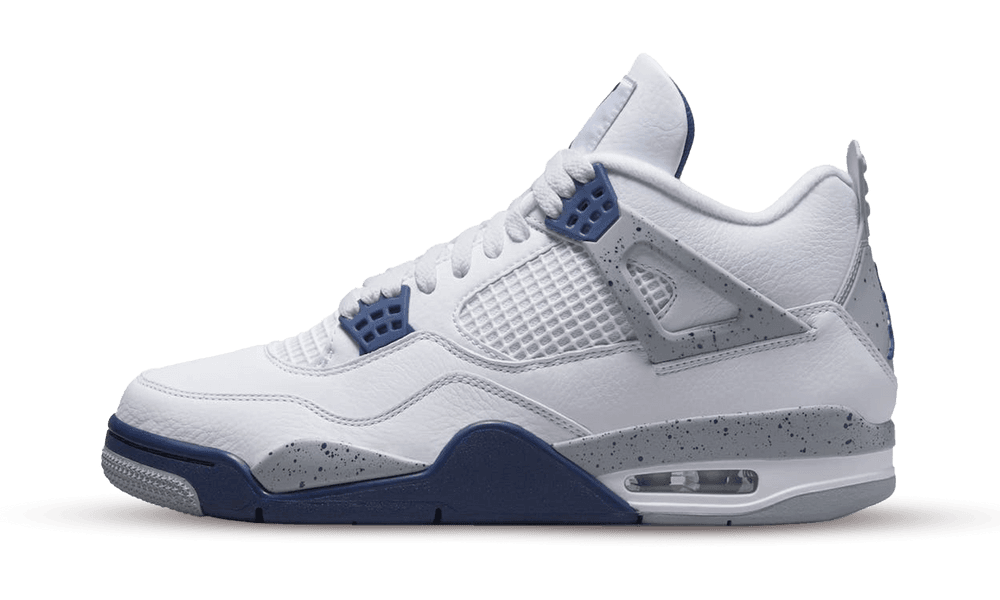 Air Jordan 4 Retro White Midnight Navy