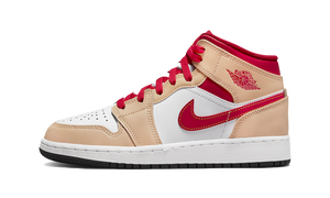Air Jordan 1 Mid Beige Red (GS)