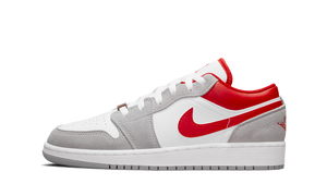 Air Jordan 1 Low SE Licht Rauch grau Gym Rot